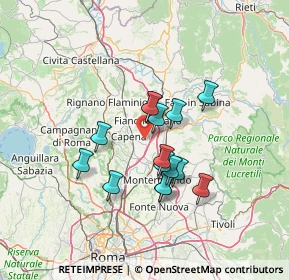 Mappa Via dell'Artigianato, 00065 Fiano Romano RM, Italia (11.182)