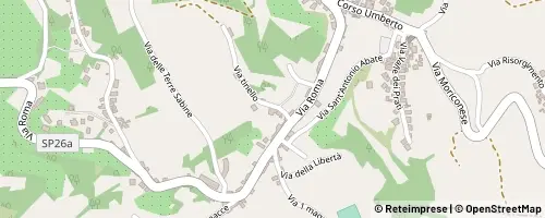 Mappa Montelibretti