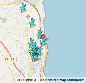 Mappa Tracciato ex Ferrovia FS, 66054 Vasto CH, Italia (1.66154)