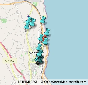 Mappa Tracciato ex Ferrovia FS, 66054 Vasto CH, Italia (1.711)