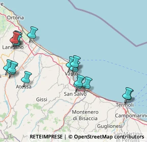 Mappa Tracciato ex Ferrovia FS, 66054 Vasto CH, Italia (19.90824)