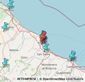 Mappa Tracciato ex Ferrovia FS, 66054 Vasto CH, Italia (14.55)