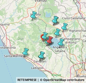 Mappa Via Siena, 00066 Manziana RM, Italia (11.65)