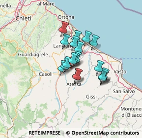 Mappa Via Montemarconi, 66041 Atessa CH, Italia (8.935)