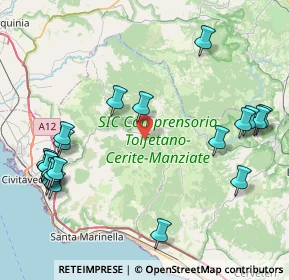 Mappa SP Tolfa - S. Severa km 17, 00059 Tolfa RM (10.862)