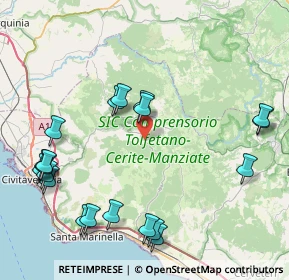 Mappa SP Tolfa - S. Severa km 17, 00059 Tolfa RM (10.648)