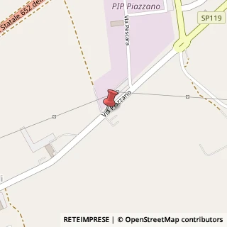 Mappa Via Piazzano, 78, 66041 Atessa CH, Italia, 66041 Atessa, Chieti (Abruzzo)