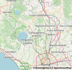 Mappa 00063 Campagnano di Roma RM, Italia (11.6395)