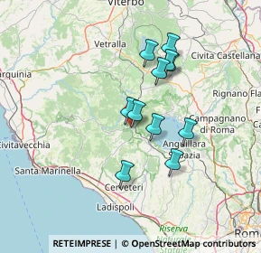 Mappa Via Quadroni, 00066 Manziana RM, Italia (11.76636)