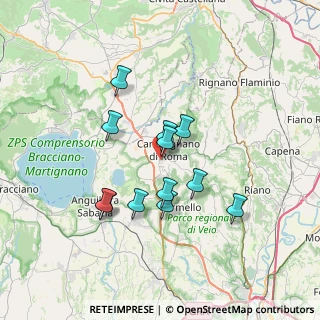 Mappa Via Lombardia, 00063 Campagnano di Roma RM, Italia (6.24917)