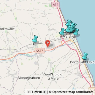 Mappa Via Vittorio Valletta, 62012 Civitanova Marche MC, Italia (4.82273)