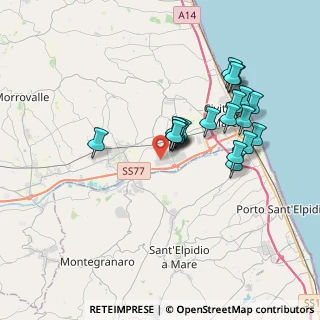 Mappa Via Vittorio Valletta, 62012 Civitanova Marche MC, Italia (3.419)