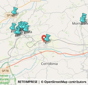 Mappa VIA TERESA NOCE, 62100 Macerata MC, Italia (5.44846)
