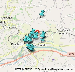 Mappa VIA TERESA NOCE, 62100 Macerata MC, Italia (1.316)