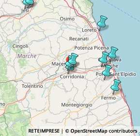 Mappa VIA TERESA NOCE, 62100 Macerata MC, Italia (22.32385)