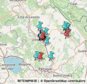 Mappa Poggio Manente, 06019 Umbertide PG, Italia (8.6865)