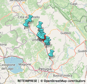 Mappa Poggio Manente, 06019 Umbertide PG, Italia (7.39)