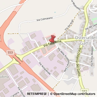 Mappa 06022 Osteria del Gatto PG, Italia, 06022 Fossato di Vico, Perugia (Umbria)