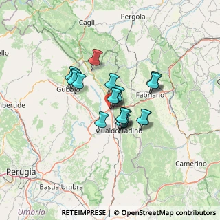 Mappa Via Commerciale, 06022 Fossato di Vico PG, Italia (9.4005)
