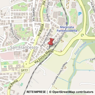 Mappa Via mancini francesco 2, 62100 Macerata, Macerata (Marche)