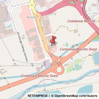 Mappa Via Luigi Einaudi, 396, 62012 Civitanova Marche, Macerata (Marche)