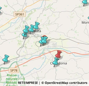 Mappa Contrada Peschiera, 62100 Macerata MC, Italia (5.03333)