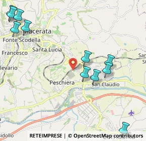Mappa Contrada Peschiera, 62100 Macerata MC, Italia (2.82273)