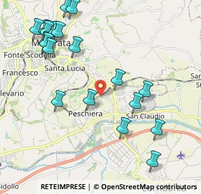 Mappa Contrada Peschiera, 62100 Macerata MC, Italia (2.5365)