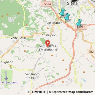 Mappa Via Vittorio Bardini, 53100 Siena SI, Italia (4.3925)