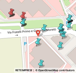 Mappa Via Moretti Primo e Giovanni, 62100 Piediripa MC, Italia (0.09231)