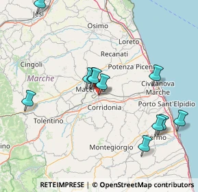 Mappa Via Moretti Primo e Giovanni, 62100 Piediripa MC, Italia (16.80545)