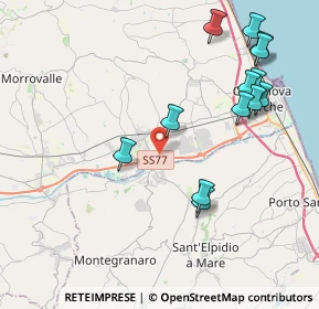 Mappa Contrada Piane di Chienti, 62010 Montecosaro MC, Italia (4.67846)