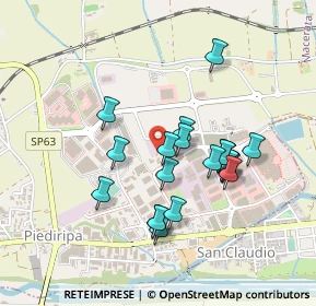 Mappa Via Domenico Concordia, 62100 Piediripa MC, Italia (0.41)