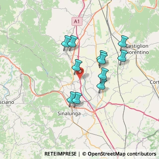 Mappa Milano - Napoli, 52046 Lucignano AR, Italia (6.35727)