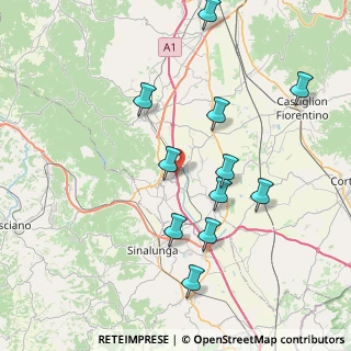 Mappa Milano - Napoli, 52046 Lucignano AR, Italia (8.24091)