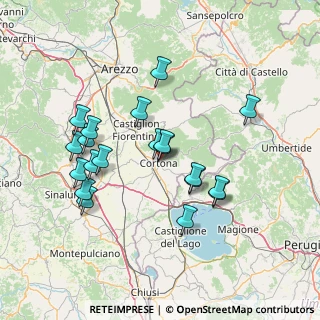 Mappa Via Santa Maria Nuova, 52044 Cortona AR, Italia (14.2645)
