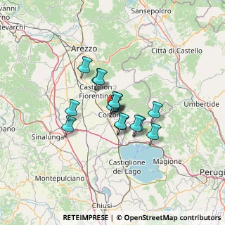 Mappa Via Santa Maria Nuova, 52044 Cortona AR, Italia (8.788)