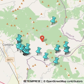 Mappa Loc. Case Ginezzo, 52044 Cortona AR, Italia (4.74231)