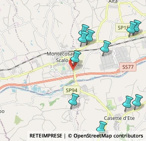 Mappa Via Cluana, 62010 Montecosaro MC, Italia (2.715)