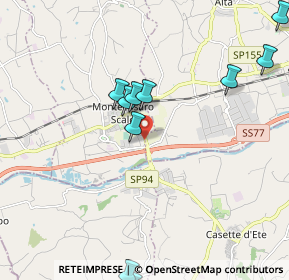 Mappa Via Cluana, 62010 Montecosaro MC, Italia (3.514)