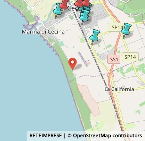 Mappa Via della Pineta, 57023 Cecina LI, Italia (3.02)
