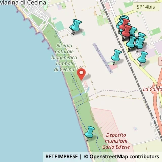 Mappa Via della Pineta, 57023 Cecina LI, Italia (1.592)