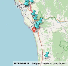 Mappa Via della Pineta, 57023 Cecina LI, Italia (8.02636)