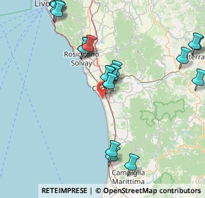 Mappa Via della Pineta, 57023 Cecina LI, Italia (19.736)