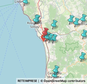 Mappa Via della Pineta, 57023 Cecina LI, Italia (18.748)