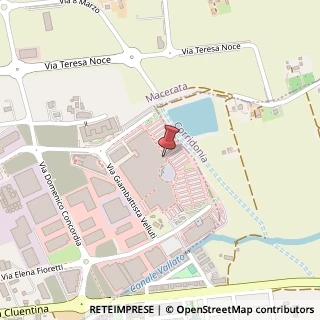Mappa Via Giovan Battista Velluti, 31, 62100 Macerata, Macerata (Marche)