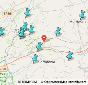 Mappa Via Giovan Battista Velluti C, 62100 Piediripa MC, Italia (4.71167)
