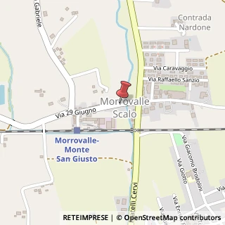 Mappa Via XXIX Giugno, 86, 62010 Morrovalle, Macerata (Marche)
