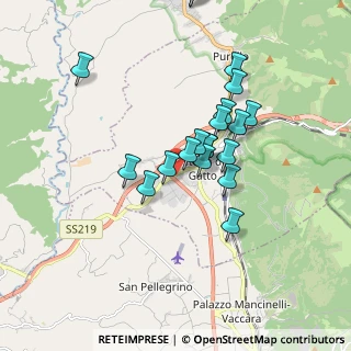 Mappa SS 219, 06022 Gualdo Tadino PG (1.6815)