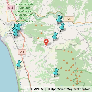 Mappa Via del Poggio, 56040 Casale Marittimo PI, Italia (5.53273)